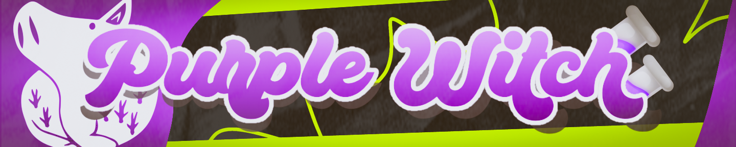 Purple Witch Banner